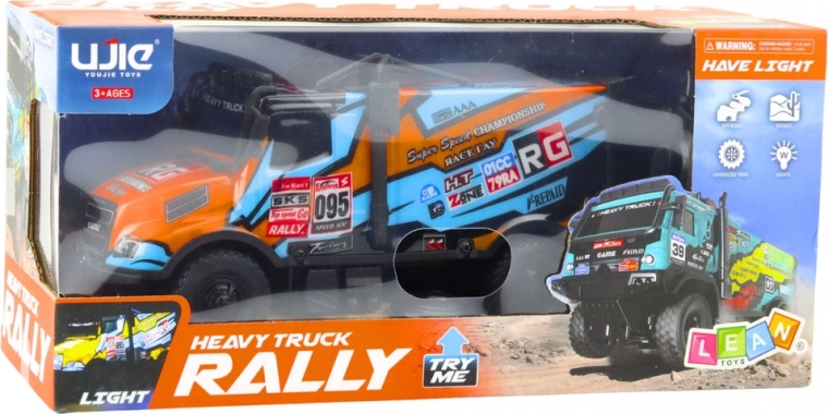 Design rallye et effets lumineux