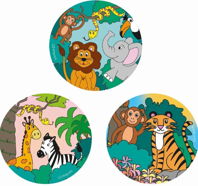 Carnet de poche motif animaux sauvages (safari) – 8 cm, 30 feuilles