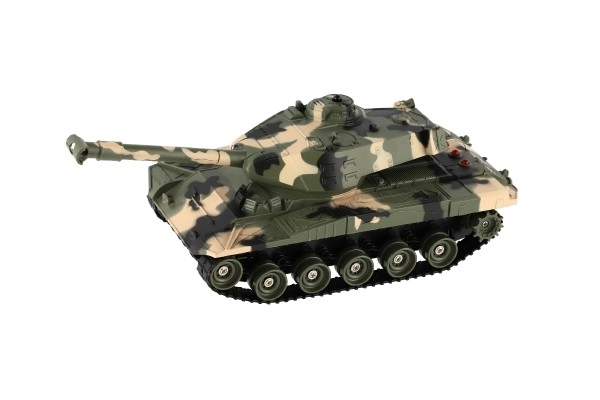 Tank RC avec Télécommande et Effets Sonores sur Piles