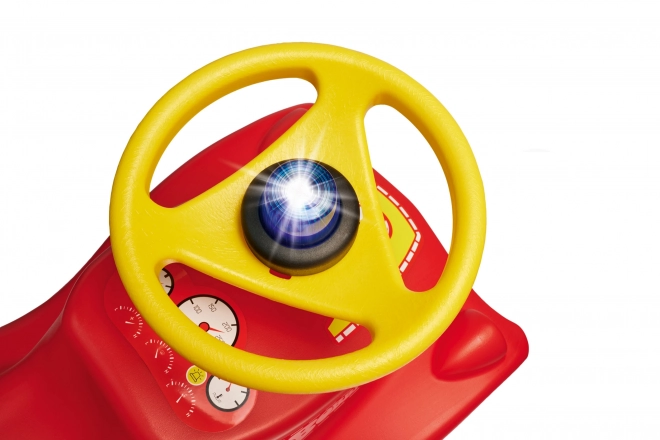 Voiture Bobby Car de pompier avec sonorisation