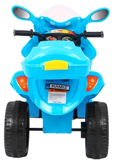 Tricycle BJX-088 moto électrique + sons + lumières – Bleu