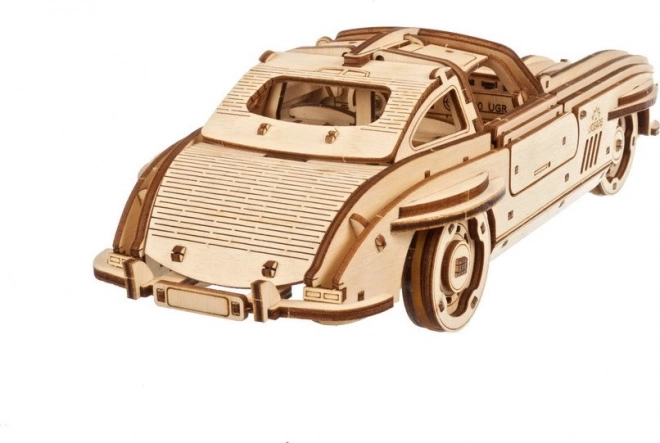 Puzzle mécanique en bois 3D Ugears Coupé Sport à Ailes