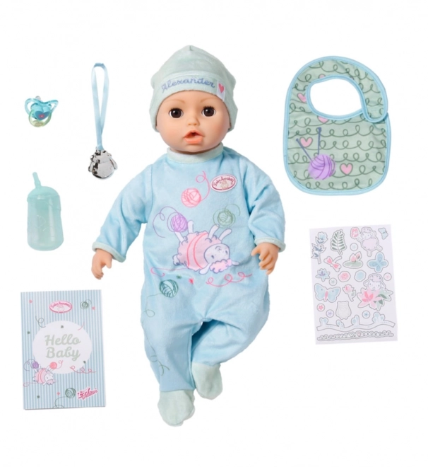 Baby Annabell Interactif Alexander, 43 cm