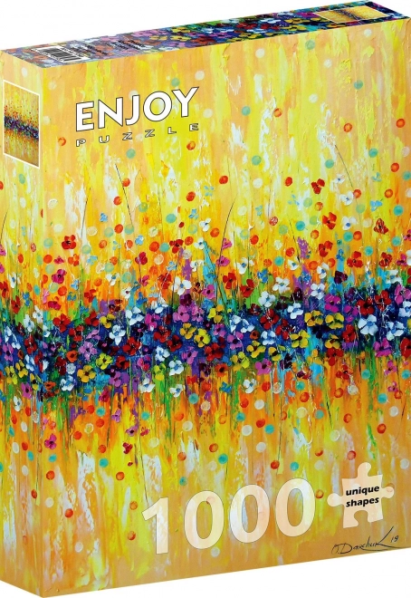 Puzzle douce abstraction en couleurs 1000 pièces