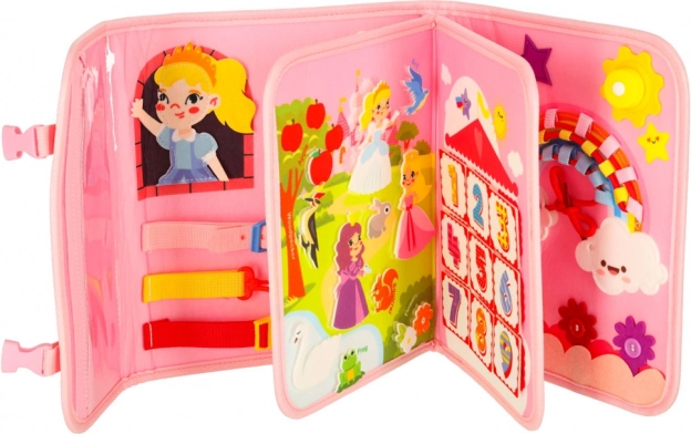Sac à dos sensoriel Montessori rose