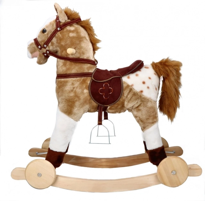 Cheval à bascule Mustang avec roues