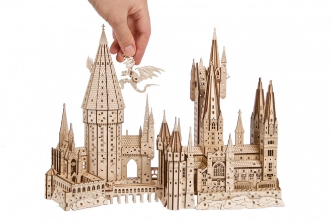 Ugears 3D puzzle mécanique en bois Château de Poudlard, Harry Potter