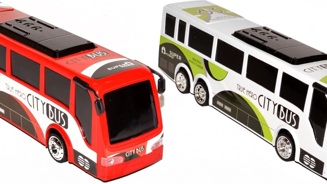 Bus en plastique de 35 cm – 2 couleurs