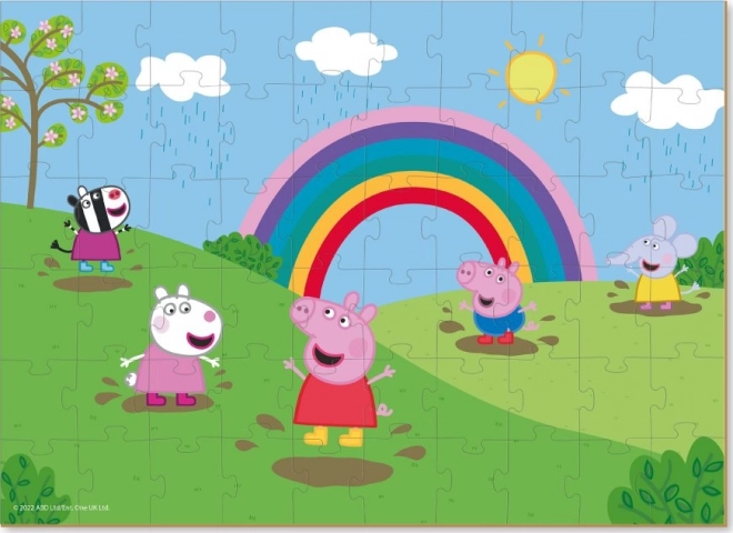 Puzzle Peppa Pig Joies Arc-en-ciel