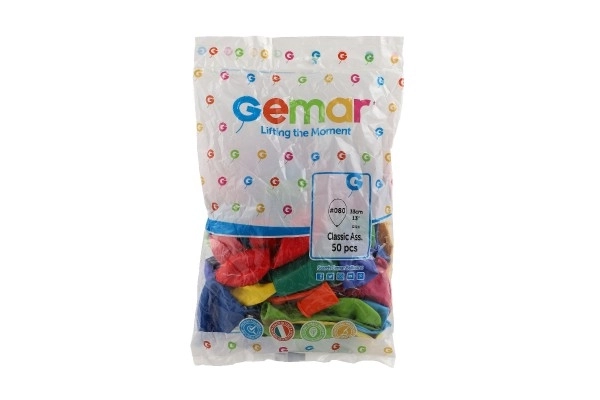 Ballon/Ballons de baudruche 13" 33cm 50pcs en sachet carnaval
