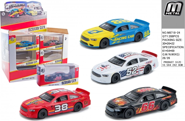 Voiture de course à rétrofriction 10,5 cm