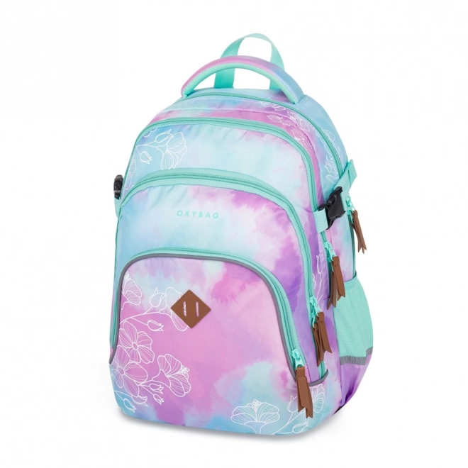 Sac à dos étudiant OXY Scooler fleurs