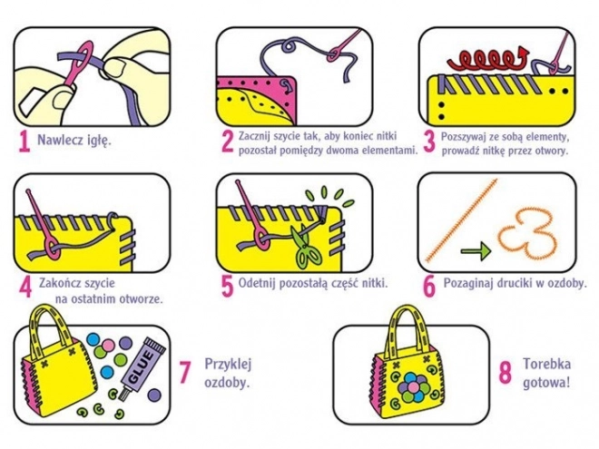 Ensemble créatif de sac à main