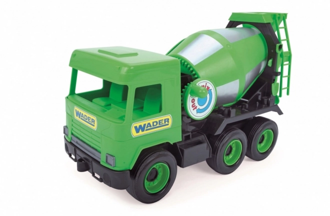 Camion-bétonnière vert Middle Truck dans une boîte