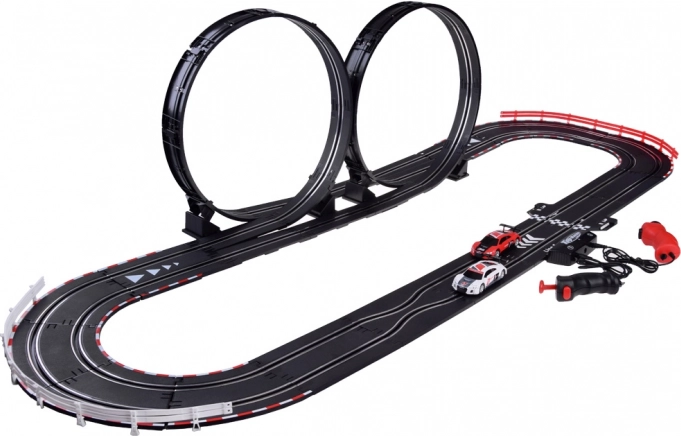 Circuit de course électrique 4,5 m avec deux voitures AUDI