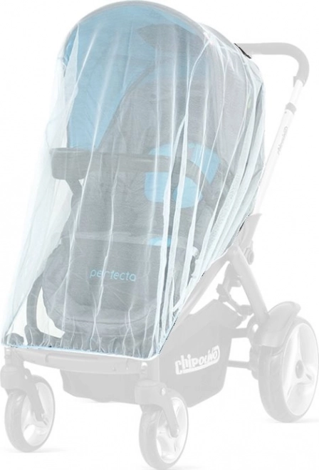 Moustiquaire universelle pour poussette Chipolino - blanche