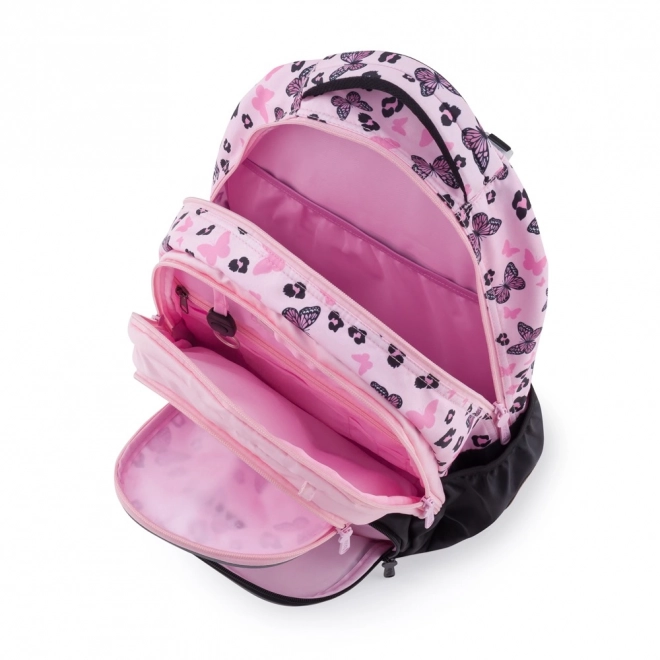 Sac à dos scolaire Butterfly pour enfants de 2e à 4e année