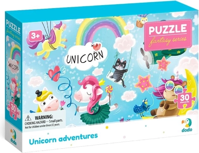 Puzzle Aventure des licornes 30 pièces