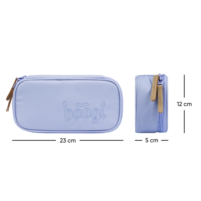 BAAGL Trousse scolaire étui Lilas