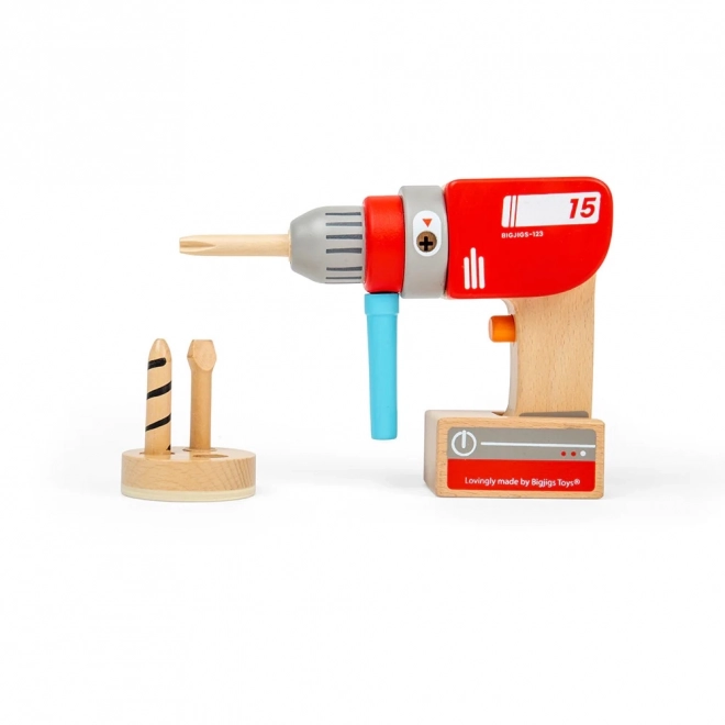 Perceuse en Bois Bigjigs Toys