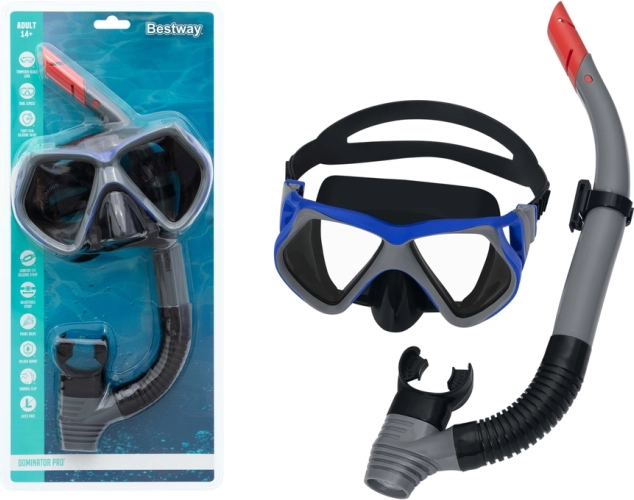 Set de snorkeling BESTWAY – masque et tuba – noir