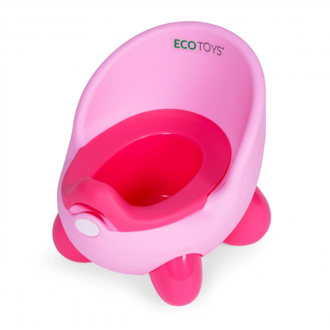 Pot de nuit d'enfant avec insert amovible et pieds antidérapants ECOTOYS