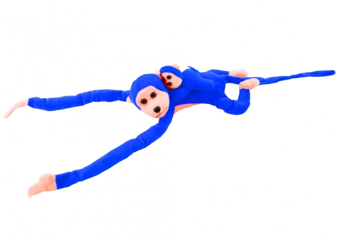Mascotte en peluche Baby Monkey Blue 70 cm