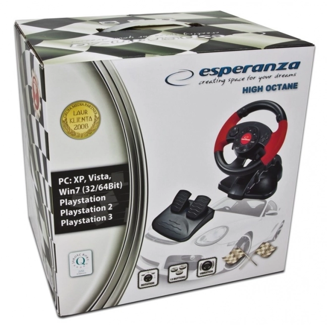Volant de jeu ESPERANZA High Octane EG103