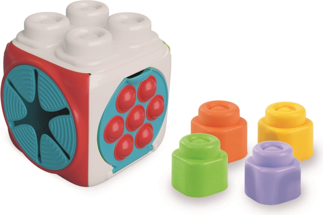 Cube sensoriel coloré