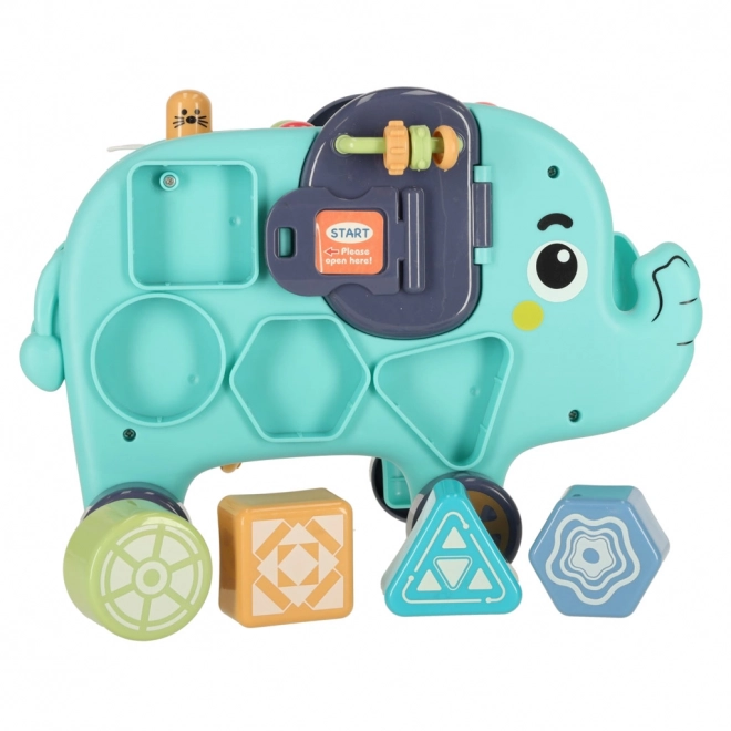 Blocs de tri interactifs montessori éléphant 26 cm