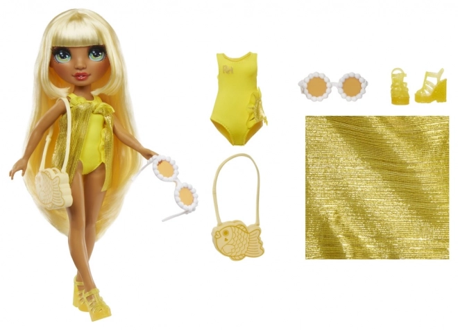Poupée de mode Rainbow High Swim Style Sunny Yellow