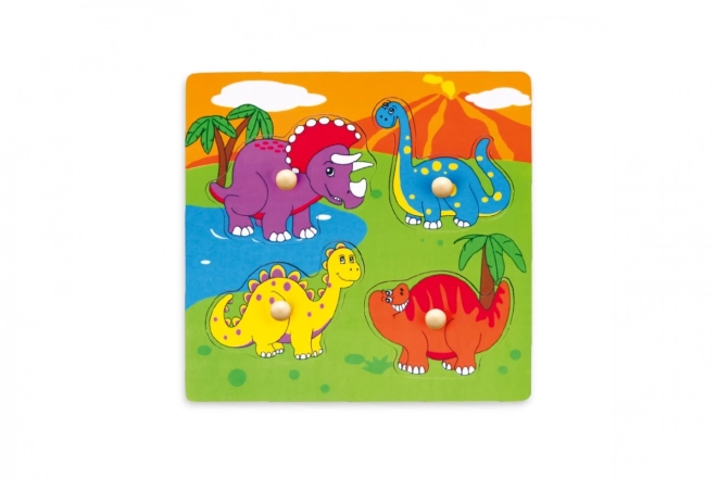 Puzzle en bois - dinosaures