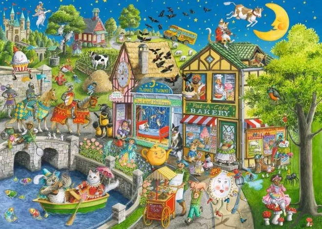 Puzzle Ravensburger Mother Gooseville 1000 pièces