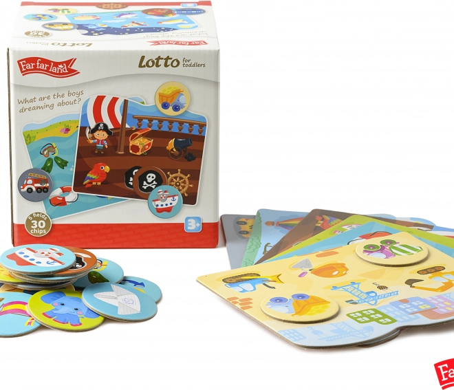 Cartes Lotto Far Far Land pour garçons