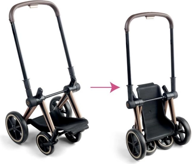 Poussette pour poupées Cybex 3 en 1 noir