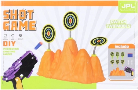 Pistolet à ressort avec cibles – jeu de tir pour enfants