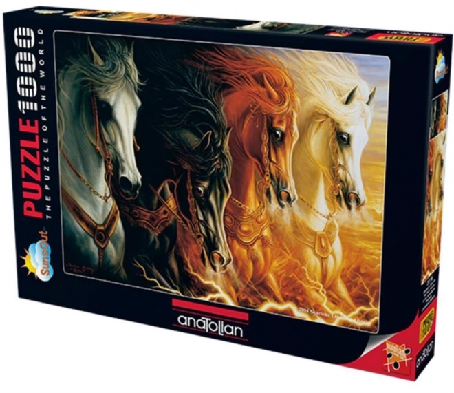 Puzzle Les Quatre Chevaux de l'Apocalypse 1000 pièces
