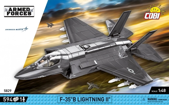 Chasseur F-35B Lightning II kit de construction 594 pièces