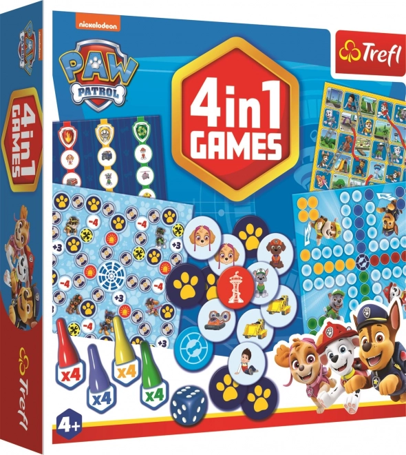TREFL Jeu La Pat' Patrouille 4 en 1