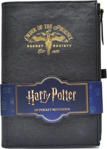 Harry Potter carnet de poche avec pochette et fermeture éclair Order of the Phoenix A5