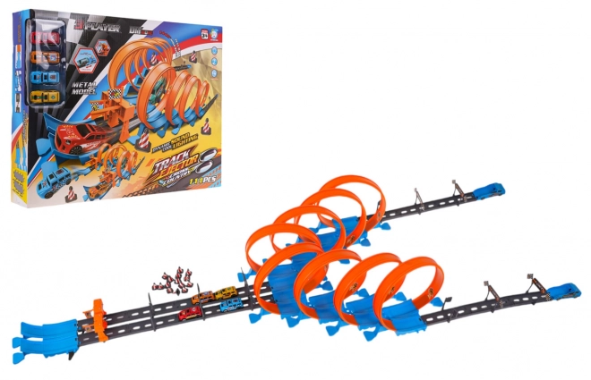 piste de course extrême avec fonctions lumineuses et sonores