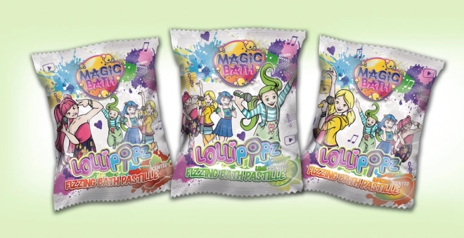 Comprimés effervescents pour l'eau Lollipopz
