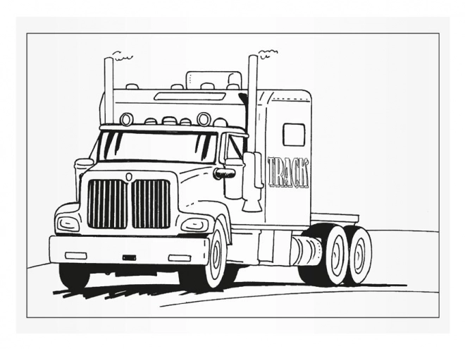 Coloriages pour enfants Camions
