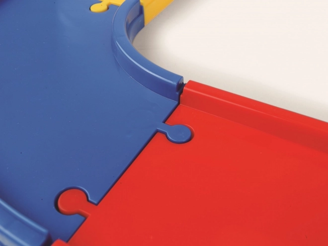 Méga garage 3 étages plastique 7,4m + 3 voitures en boîte 79x53x14cm Wader
