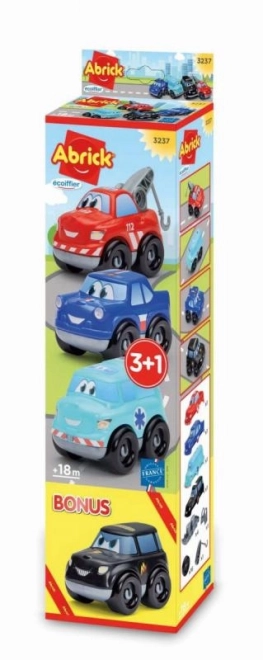 Abrick Ensemble de Voitures 3+1