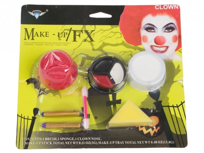 Kit de maquillage de clown pour Halloween et cosplay