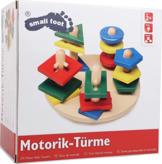 Petit Labyrinthe Motorique Formes Géométriques Tour 3D
