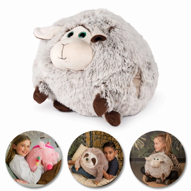 Cozy Noxxiez HW705-2 Mouton - coussin chauffant en peluche 3 en 1