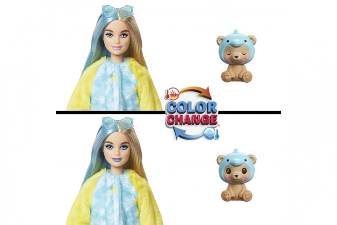 Poupée Barbie Cutie Reveal Teddy Bear - Dauphin