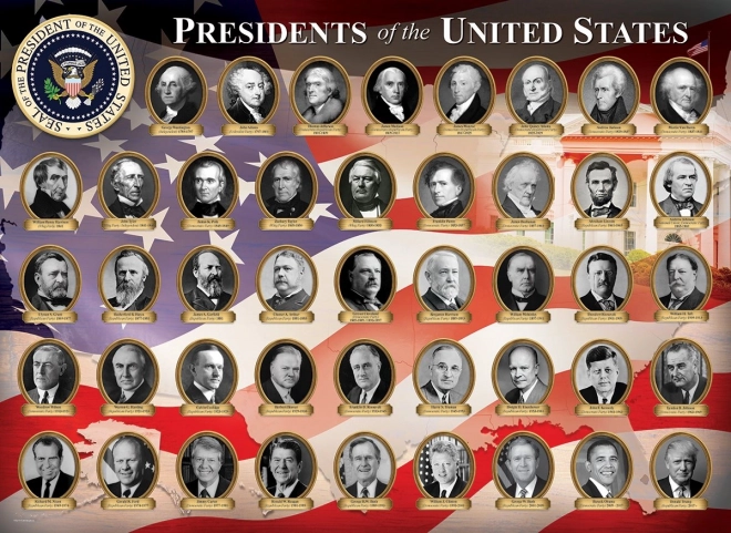 Puzzle des Présidents des États-Unis d'Amérique 1000 pièces